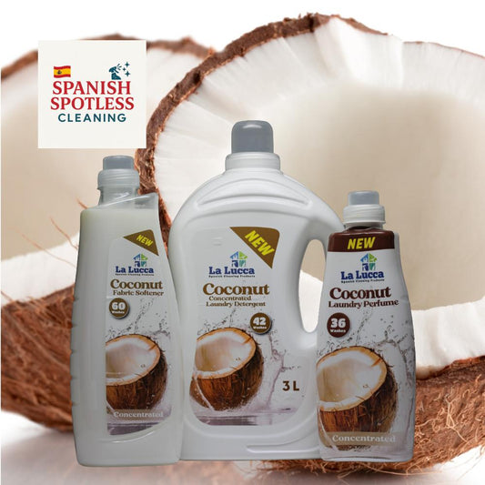 la lucca coconut detergent & softener with laundry perfume